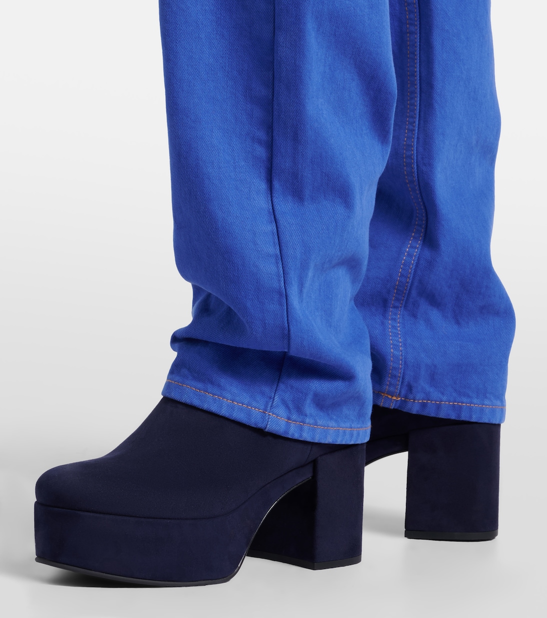 Sally suede platform ankle boots | Gianvito Rossi