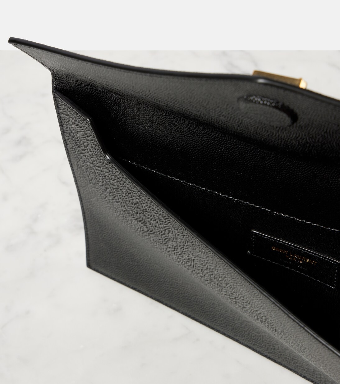 Clutch Uptown aus Leder | Saint Laurent