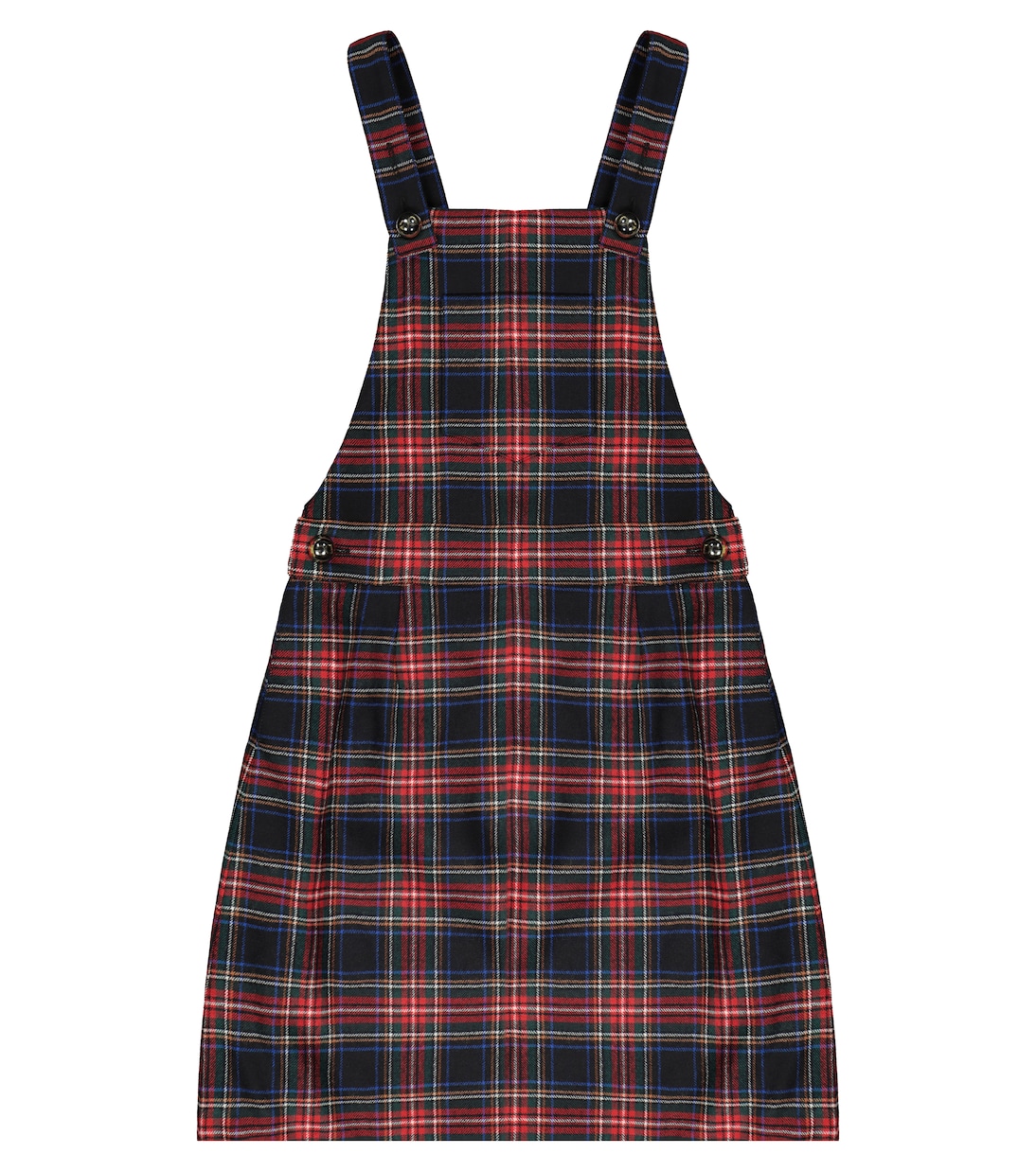 Checked stretch wool-blend dress | Dolce&Gabbana Kids