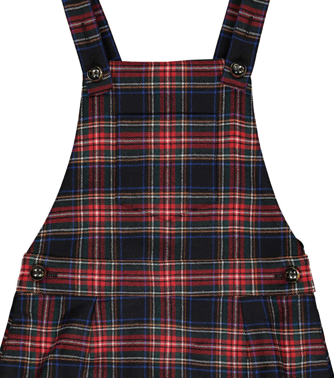 Checked stretch wool-blend dress | Dolce&Gabbana Kids