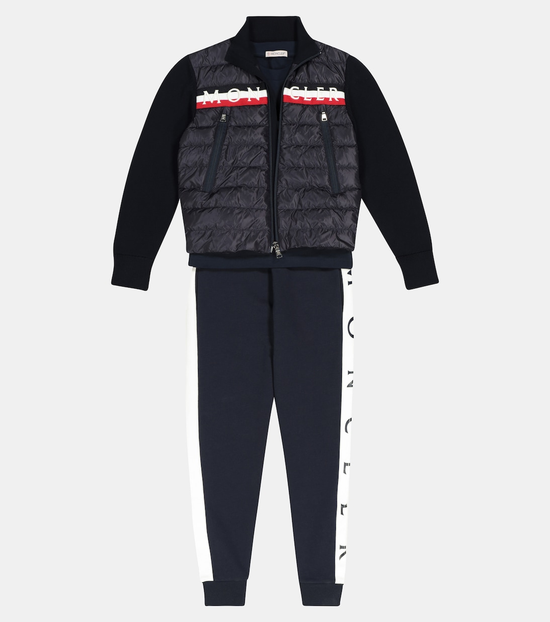 Logo quilted down jacket | Moncler Enfant