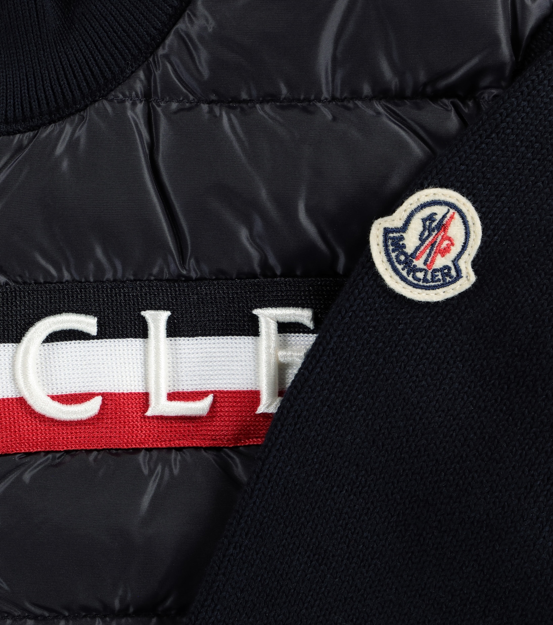 Logo quilted down jacket | Moncler Enfant