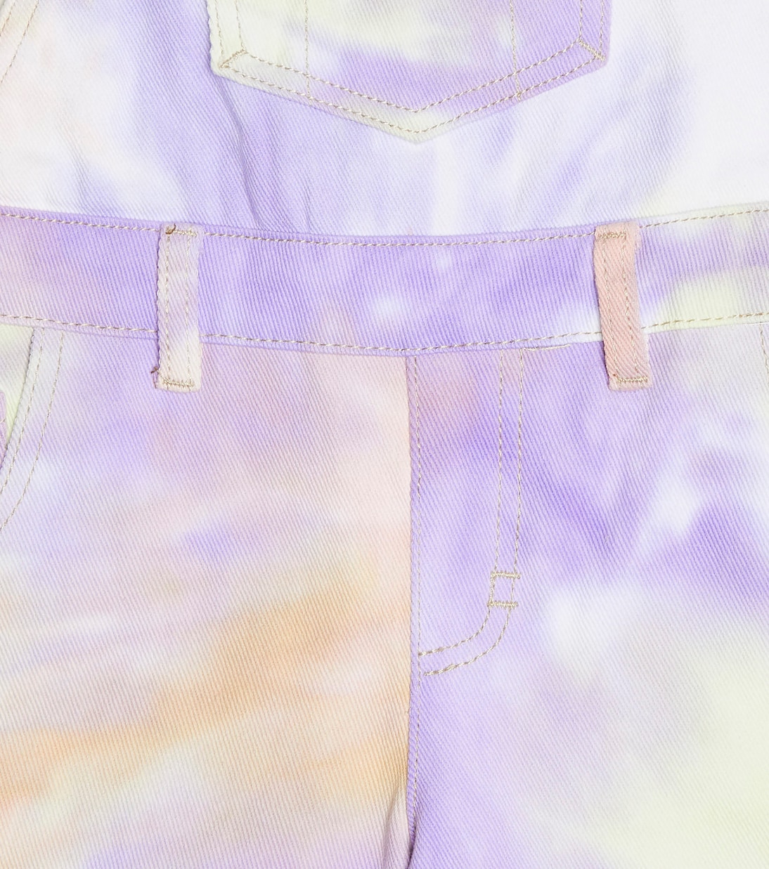 Salopette Ansonia tie & dye en jean | Molo