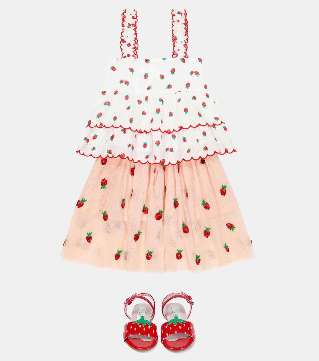 Printed cotton top | Stella McCartney Kids