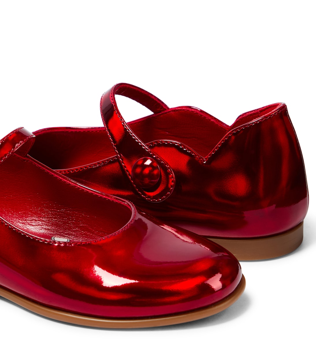 Melodie Chick patent leather ballet flats | Christian Louboutin Kids