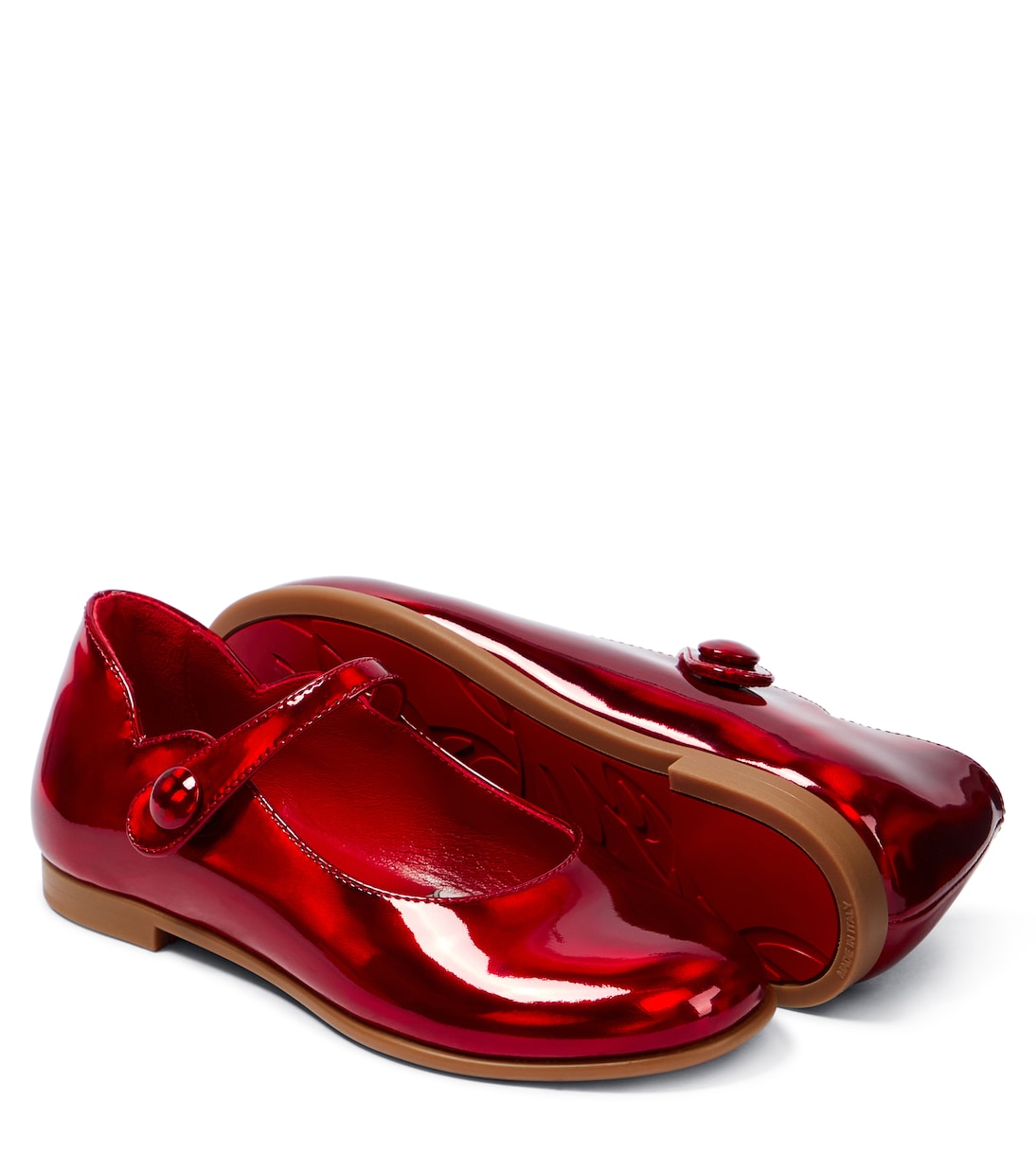 Melodie Chick patent leather ballet flats | Christian Louboutin Kids