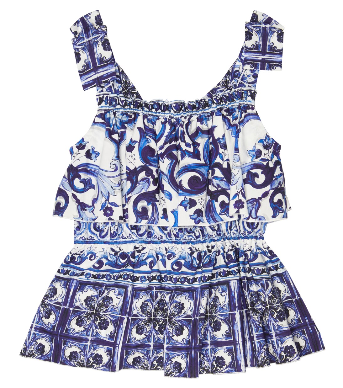 Printed cotton top | Dolce&Gabbana Kids
