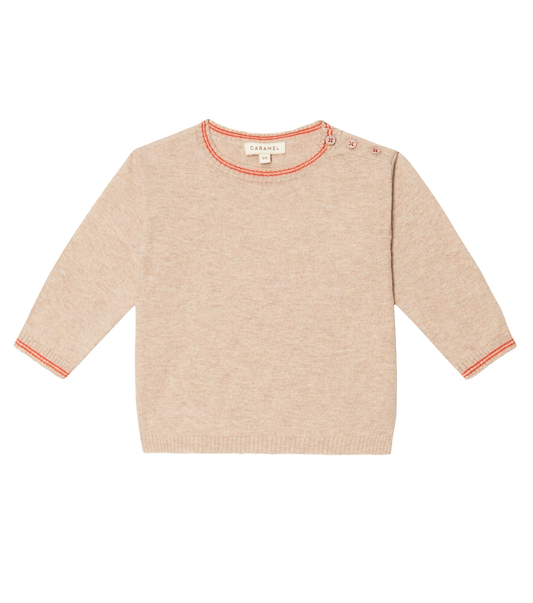 Baby Pullover Ulmus aus Baumwolle | Caramel
