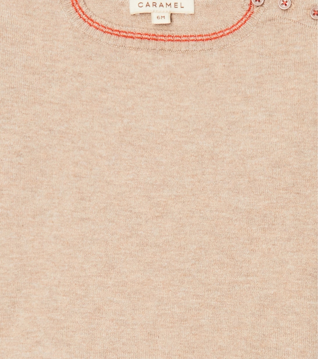 Baby Pullover Ulmus aus Baumwolle | Caramel