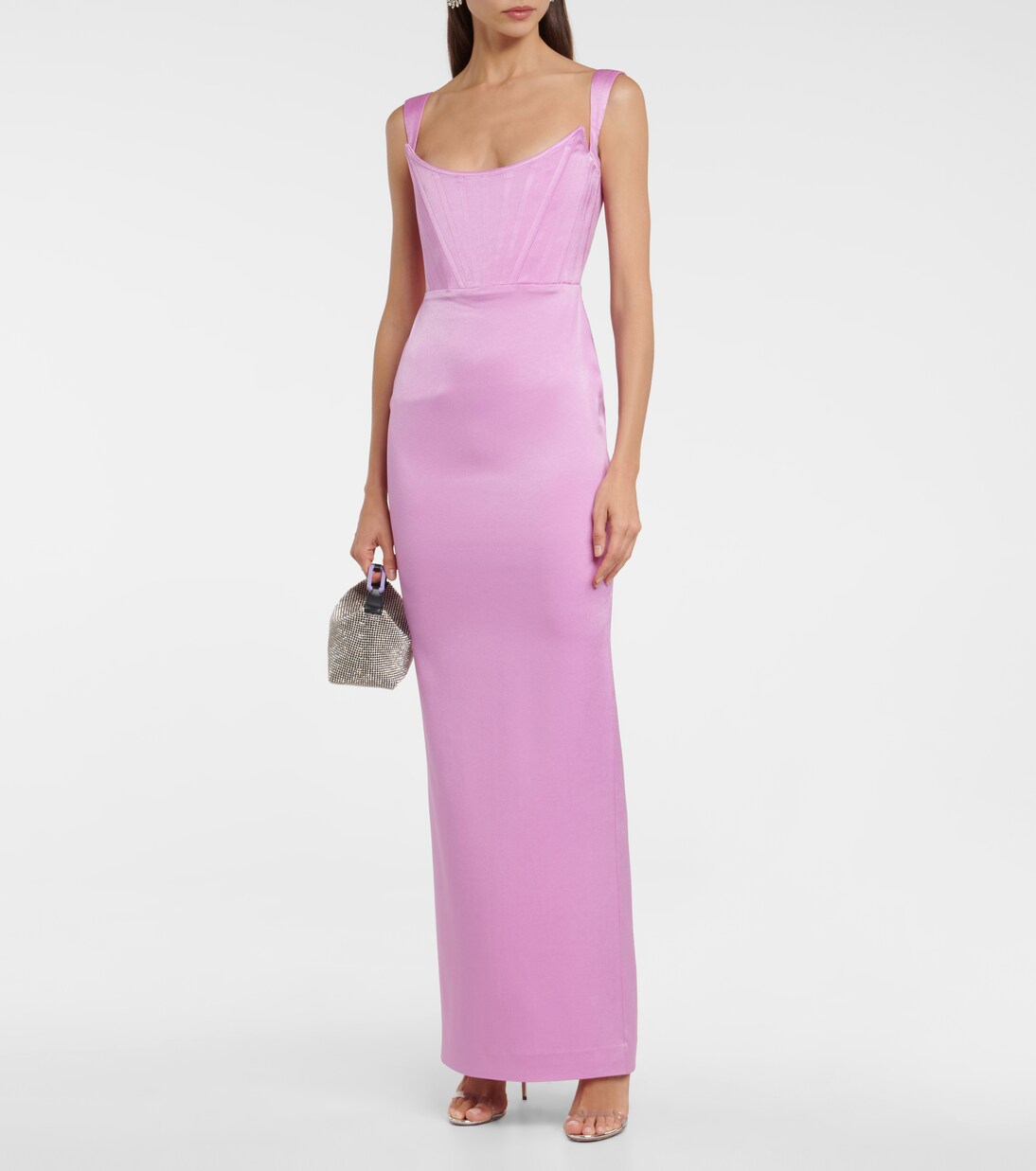 Robe Halse aus Crêpe | Alex Perry