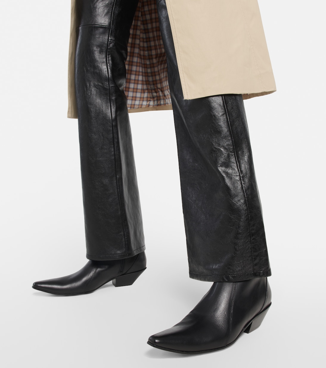 Leather cowboy boots | Acne Studios