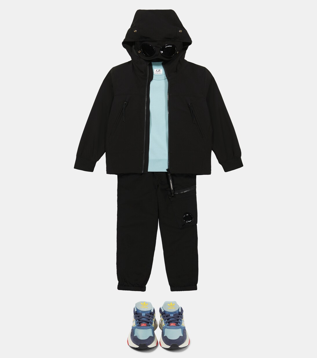 Goggle high neck jacket | C.P. Company Kids