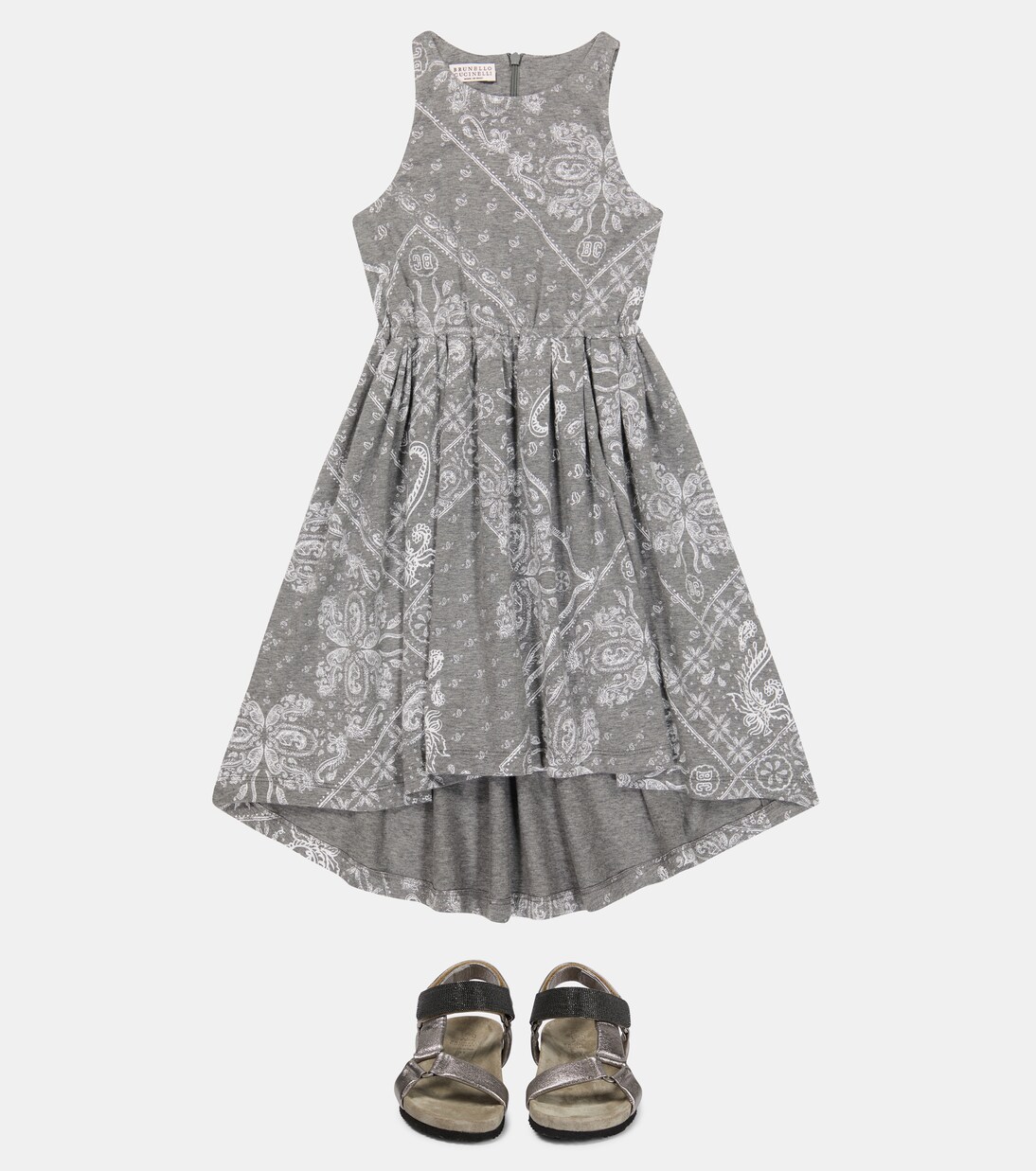 Paisley dress | Brunello Cucinelli Kids