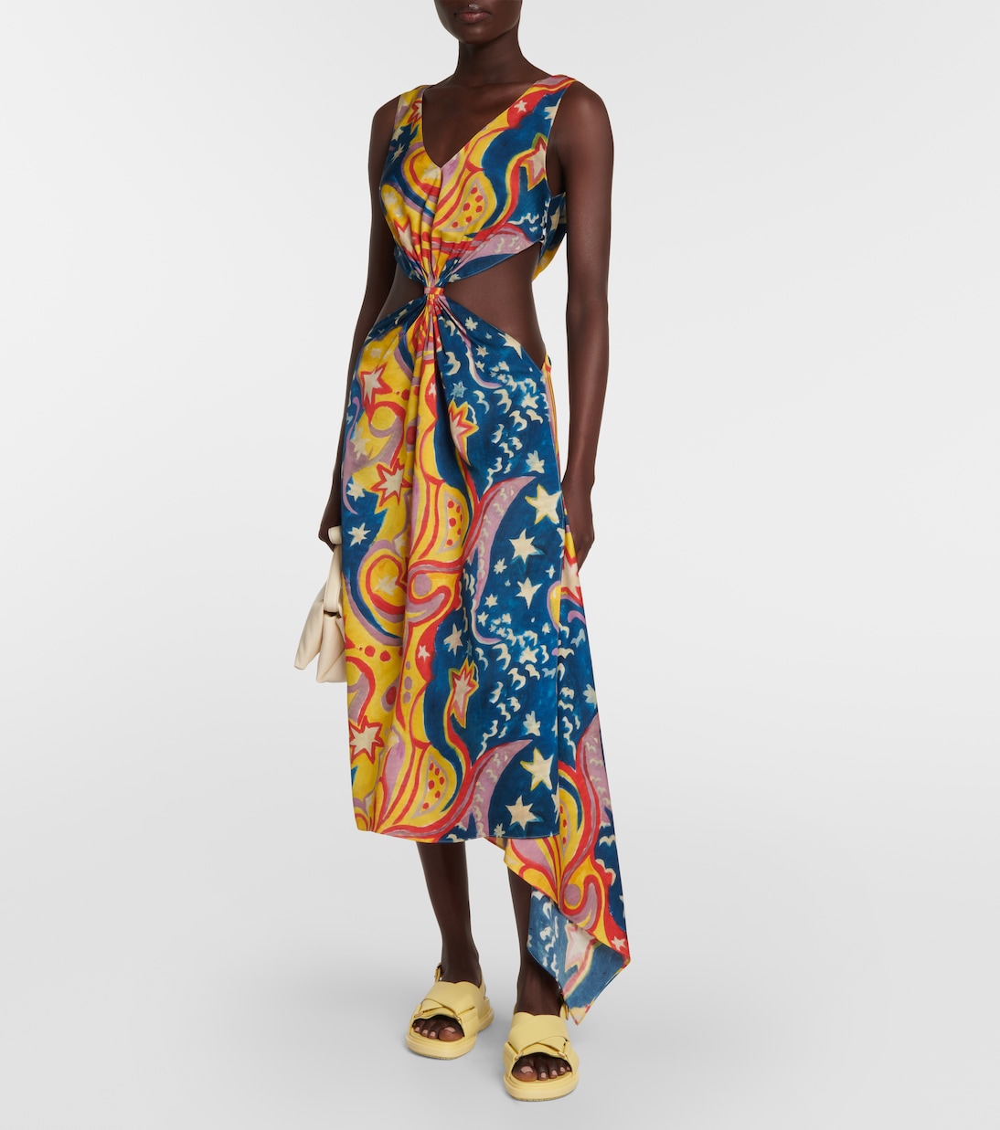 Sandalen Fussbett aus Leder | Marni