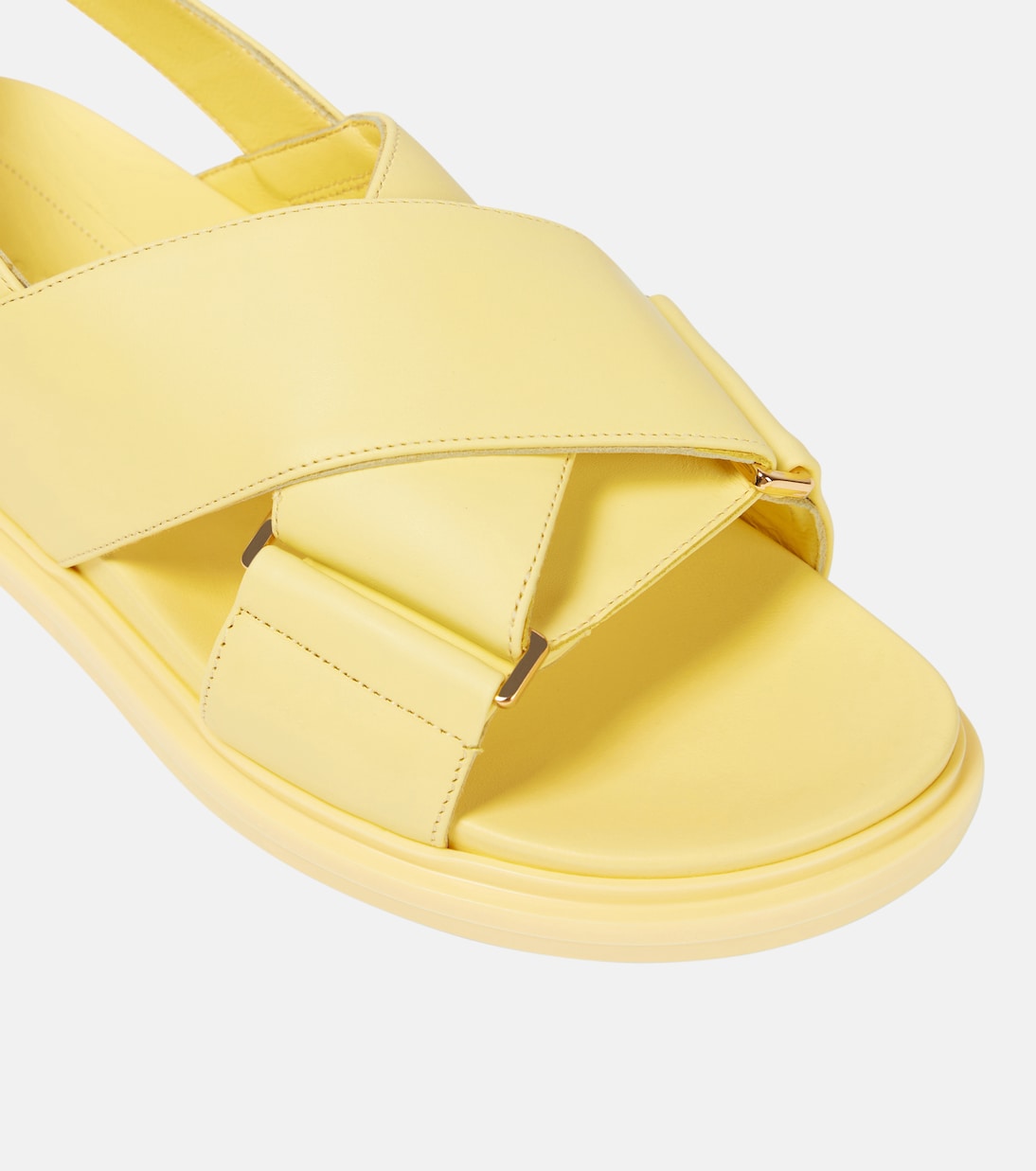 Sandalen Fussbett aus Leder | Marni