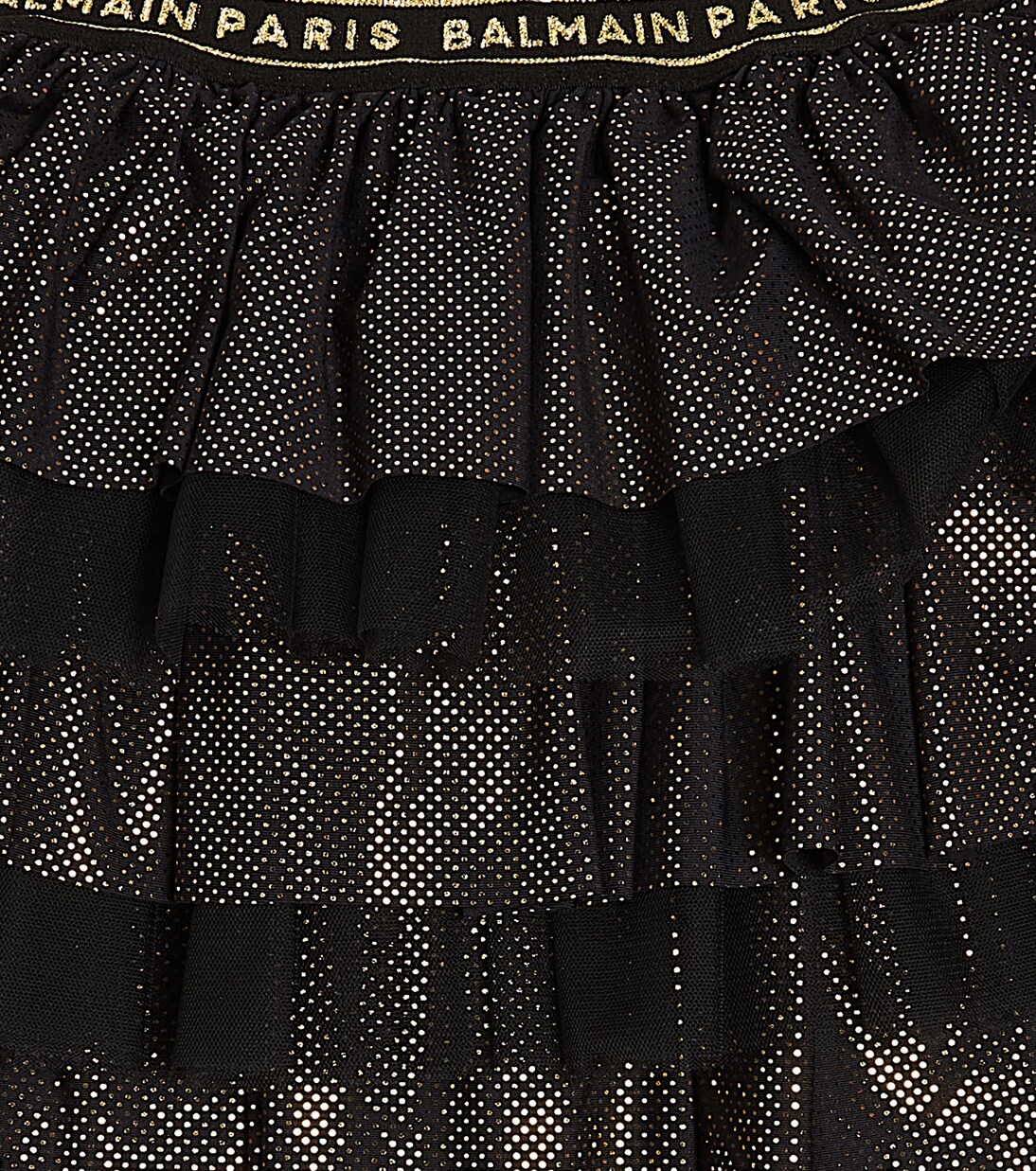 Tiered tulle skirt | Balmain Kids