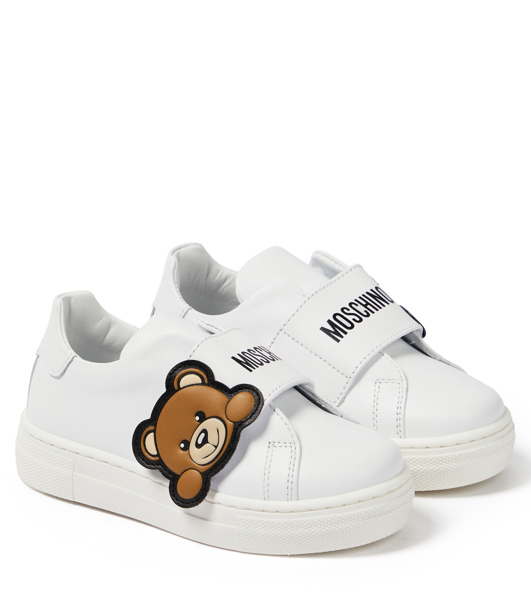 Logo皮革运动鞋 | Moschino Kids