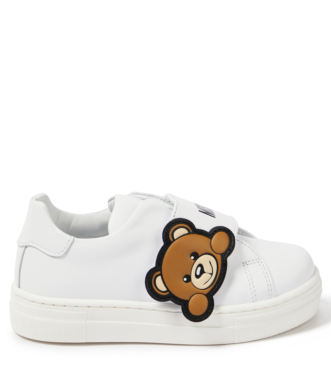 Logo皮革运动鞋 | Moschino Kids