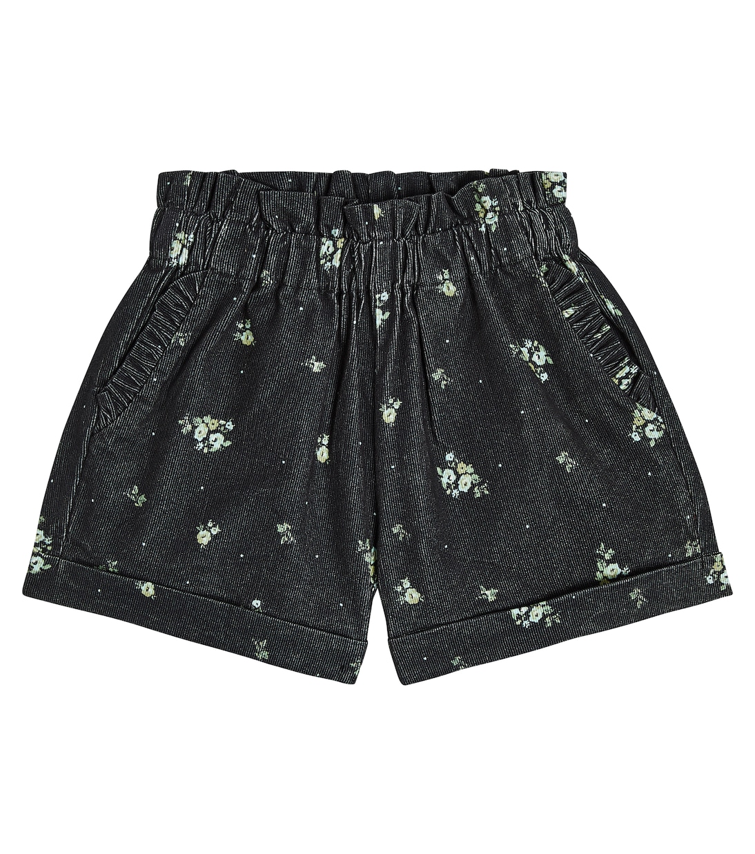 Lulu floral corduroy shorts | C'era Una Volta