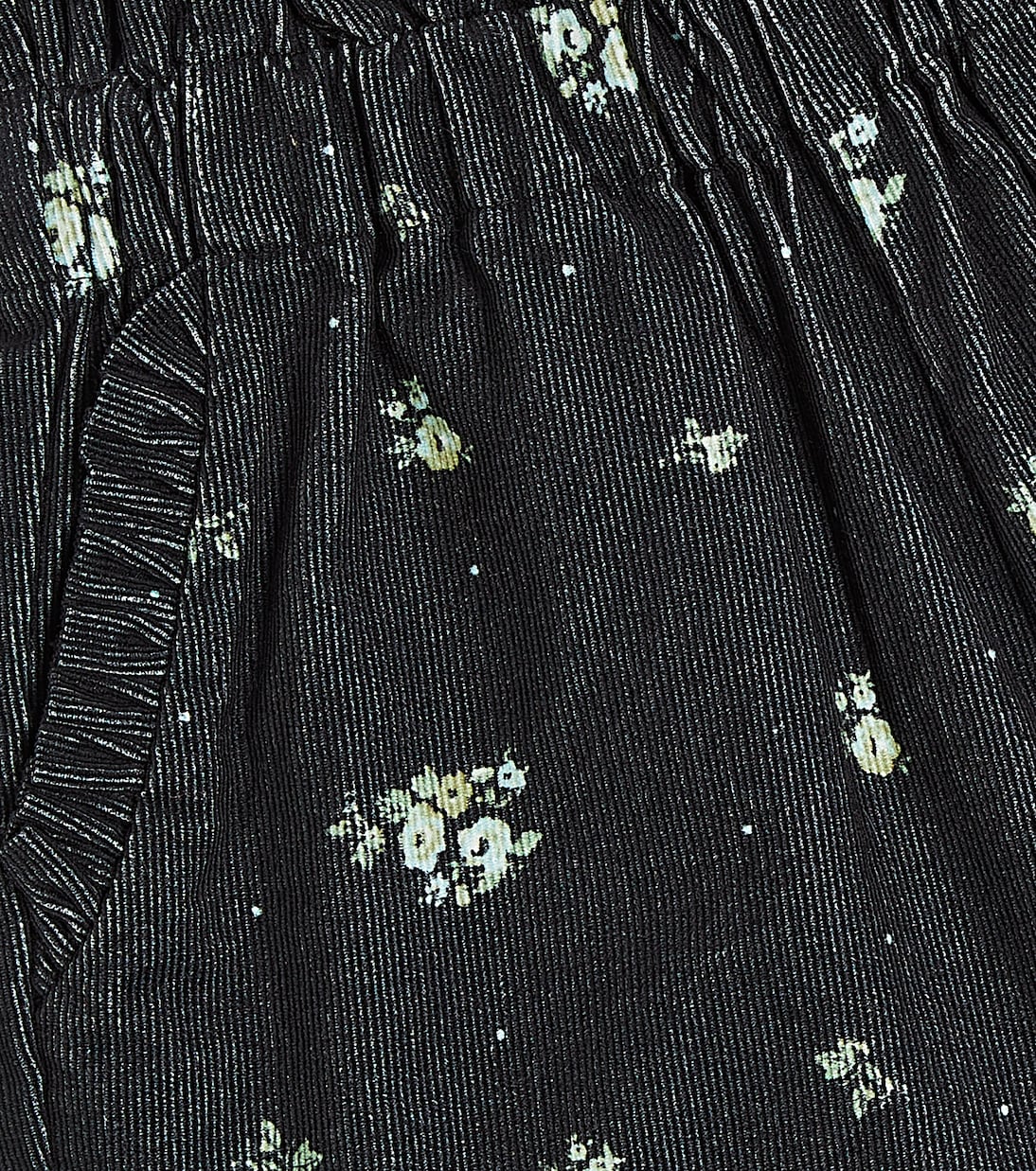 Lulu floral corduroy shorts | C'era Una Volta