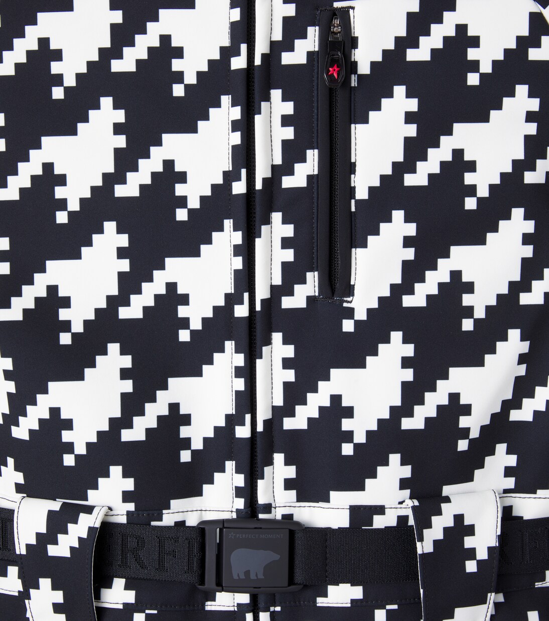 Star checked ski suit | Perfect Moment Kids