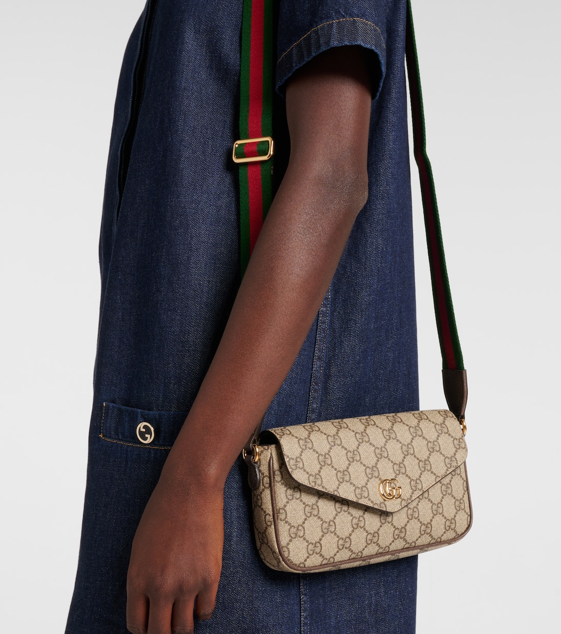 Borsa a tracolla Ophidia GG Mini in canvas | Gucci
