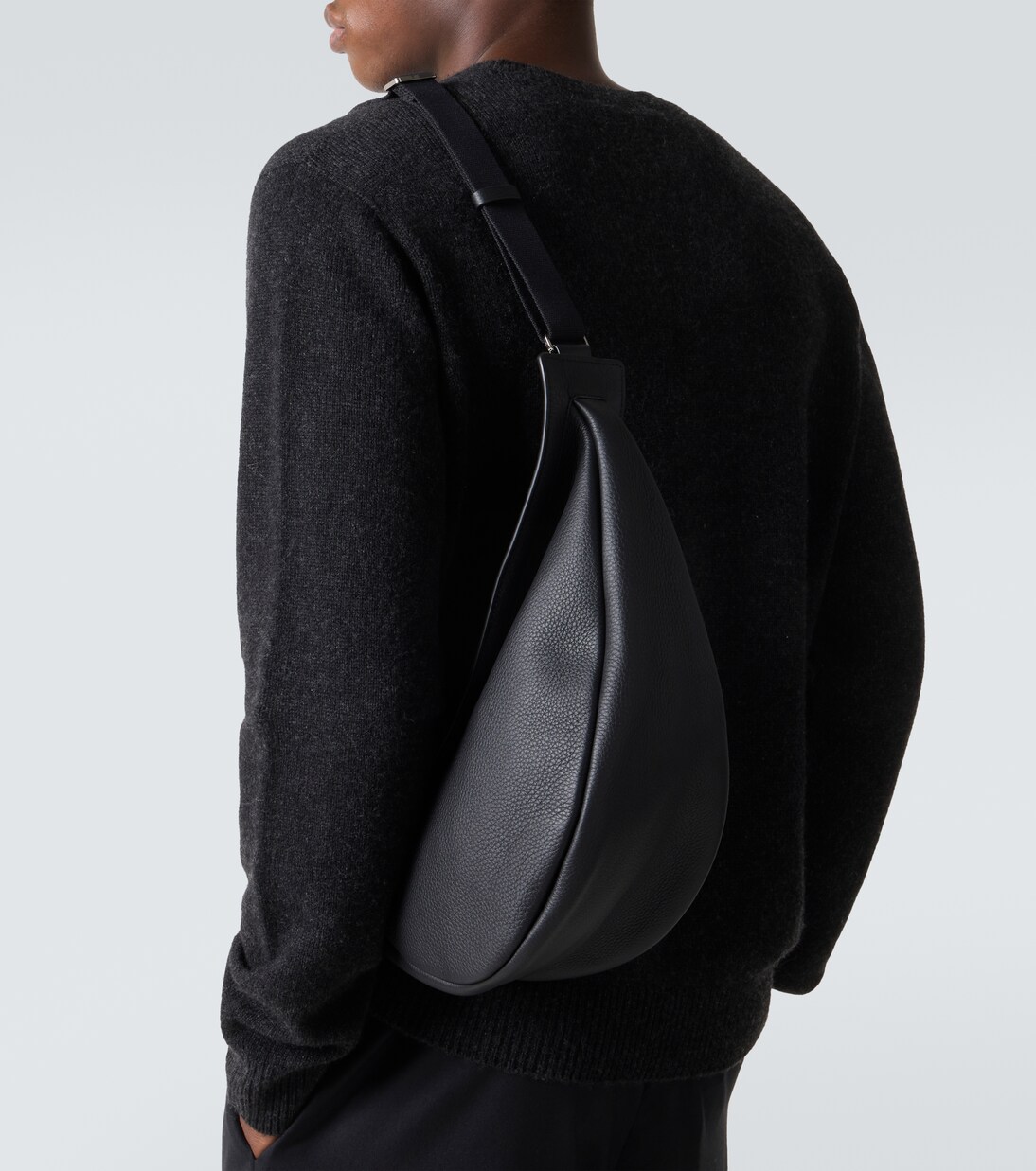 Slouchy Banana Large leather crossbody bag | The Row