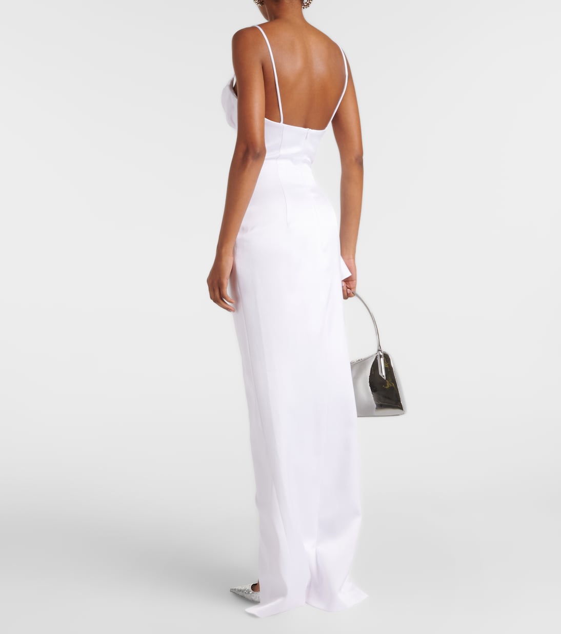 Robe aus Satin | Rasario