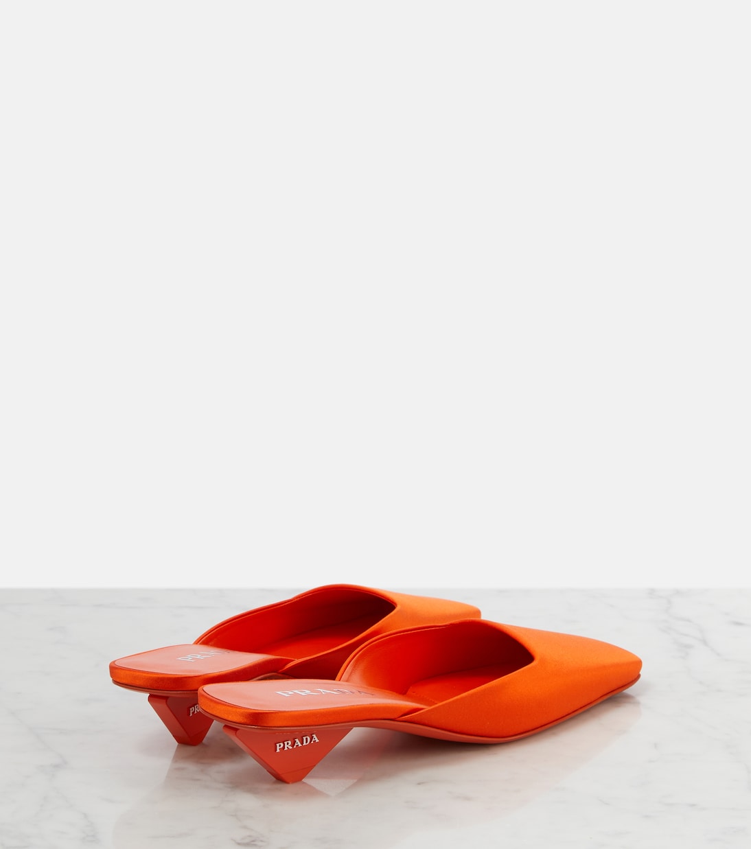 Satin mules | Prada