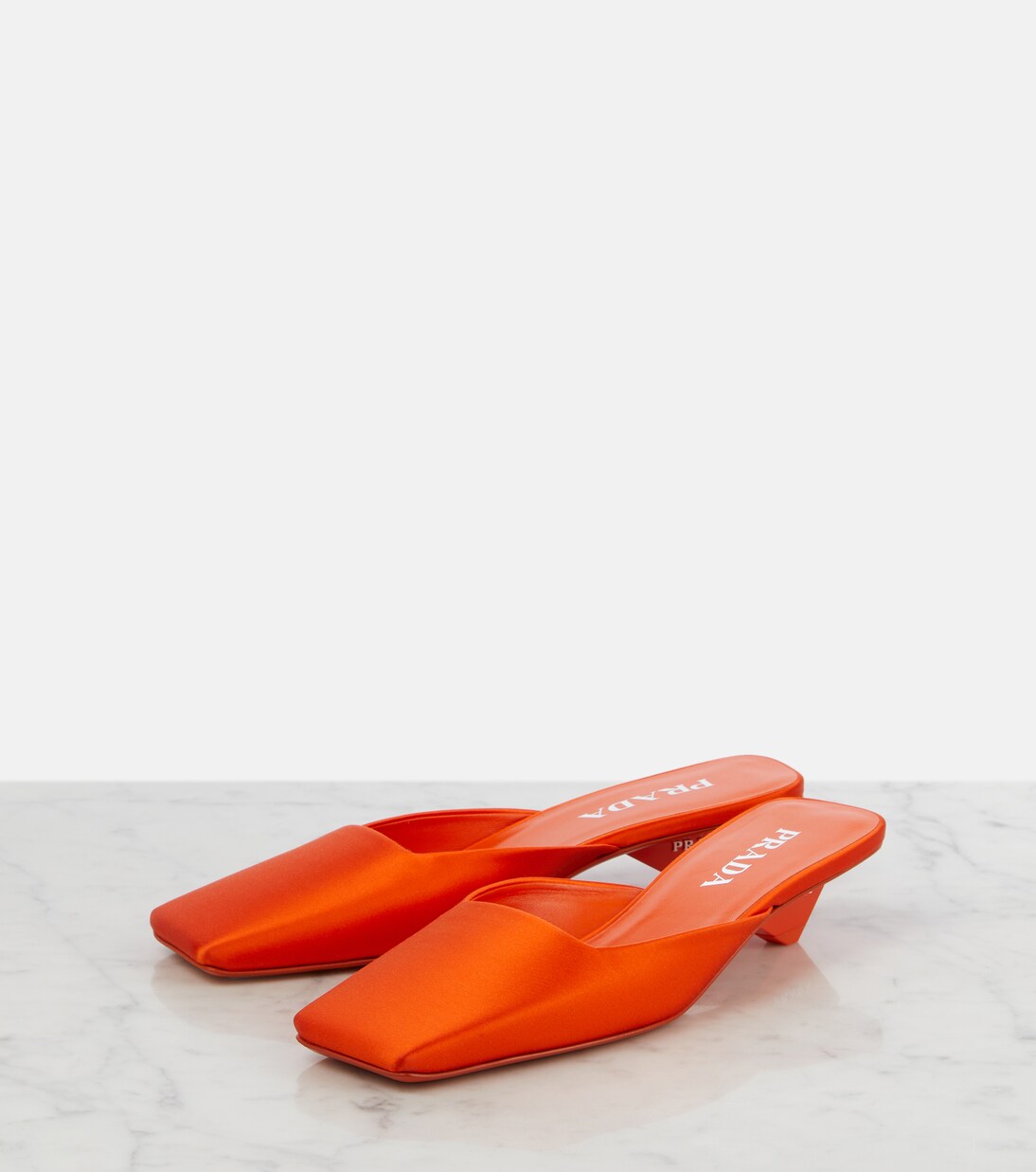 Satin mules | Prada