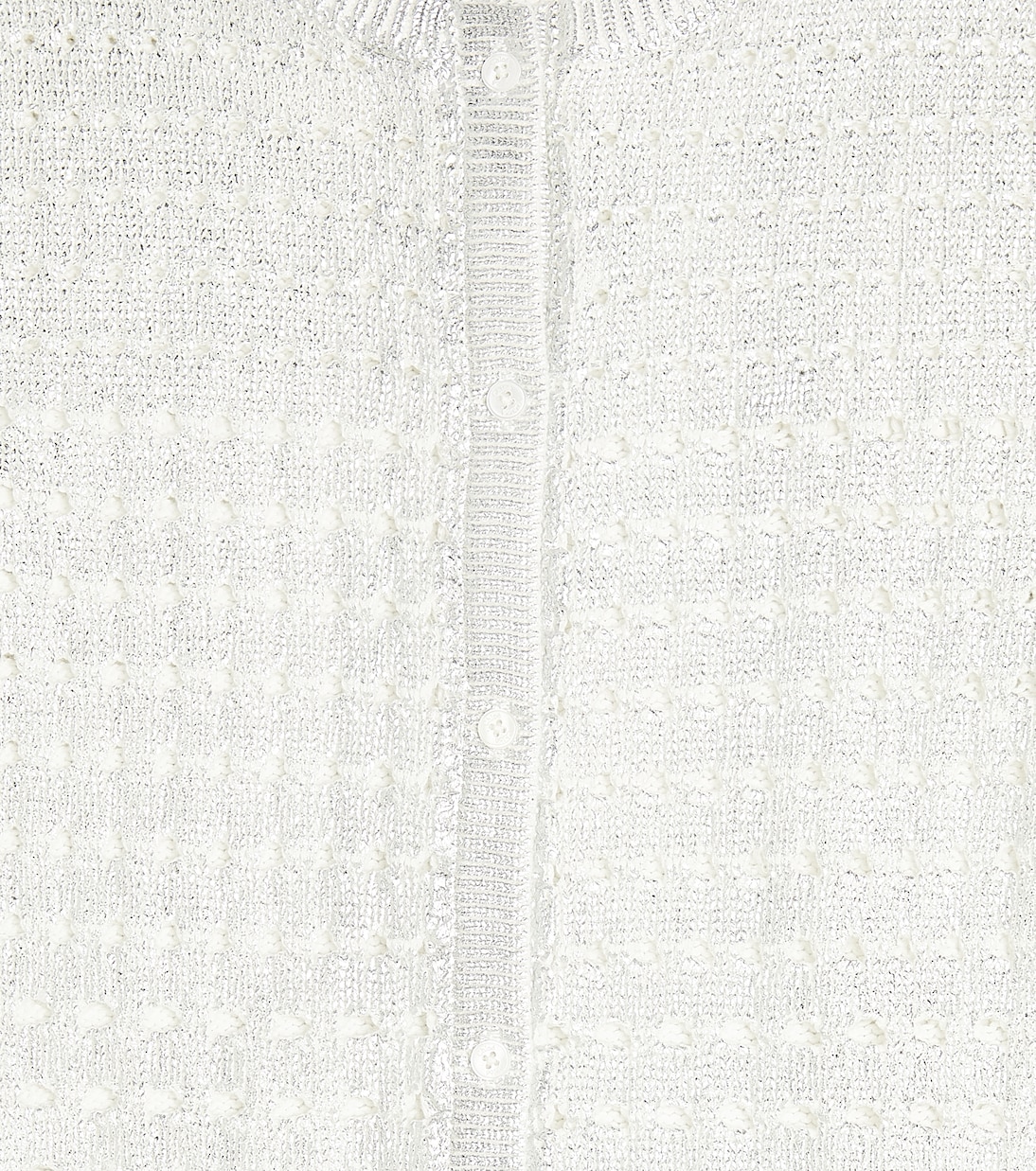 Cardigan en coton métallisé | Chloé Kids