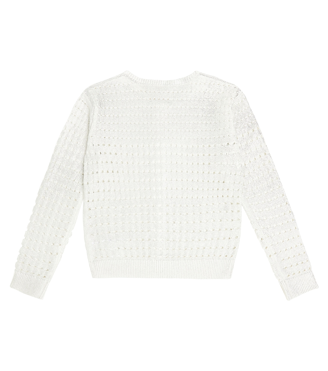 Cardigan en coton métallisé | Chloé Kids