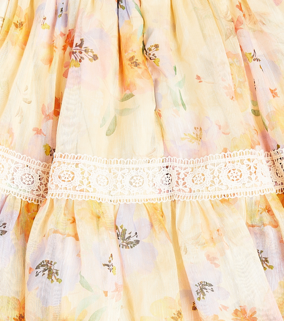 Abito in lino e seta con stampa | Petite Amalie  