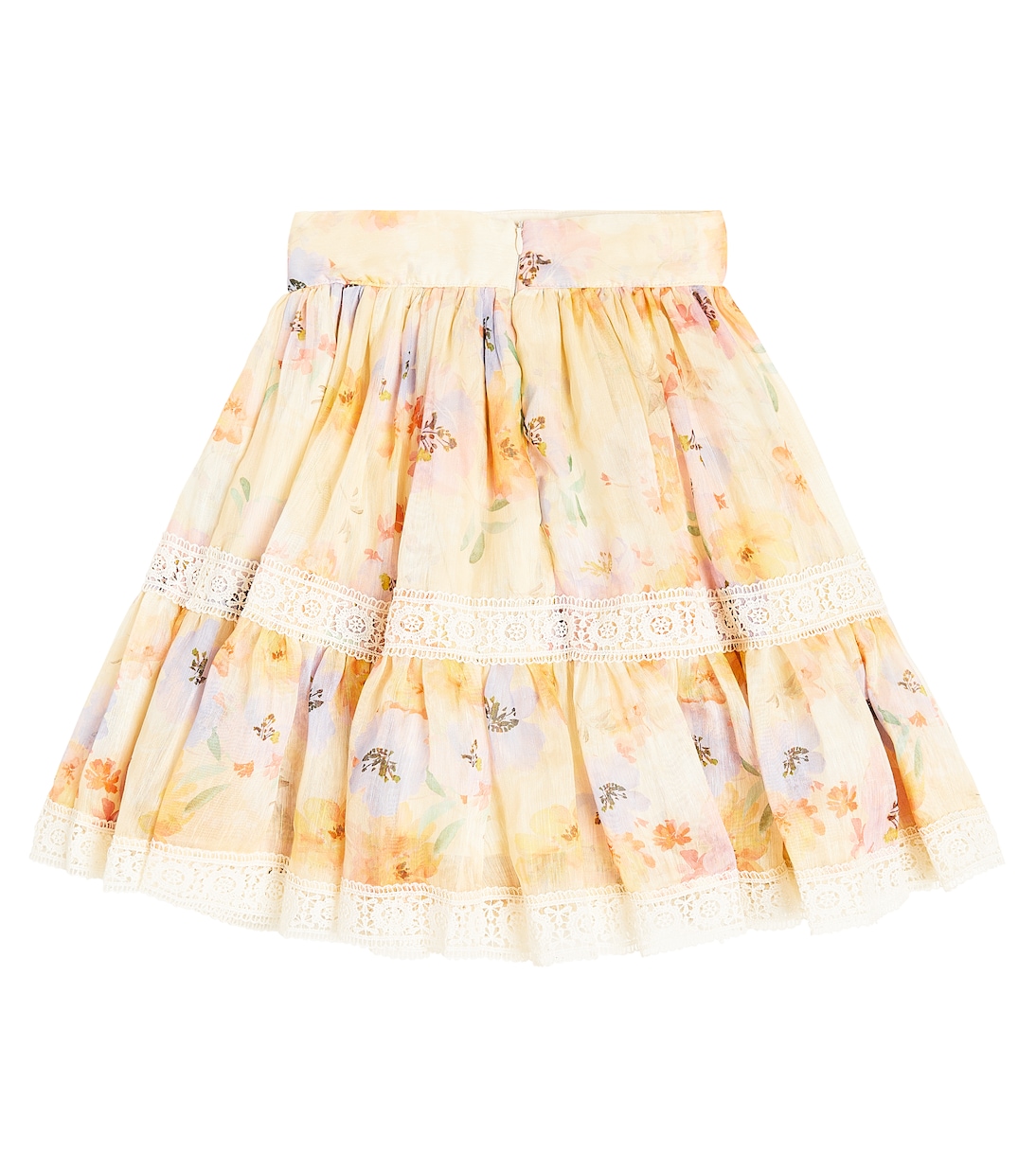 Abito in lino e seta con stampa | Petite Amalie  