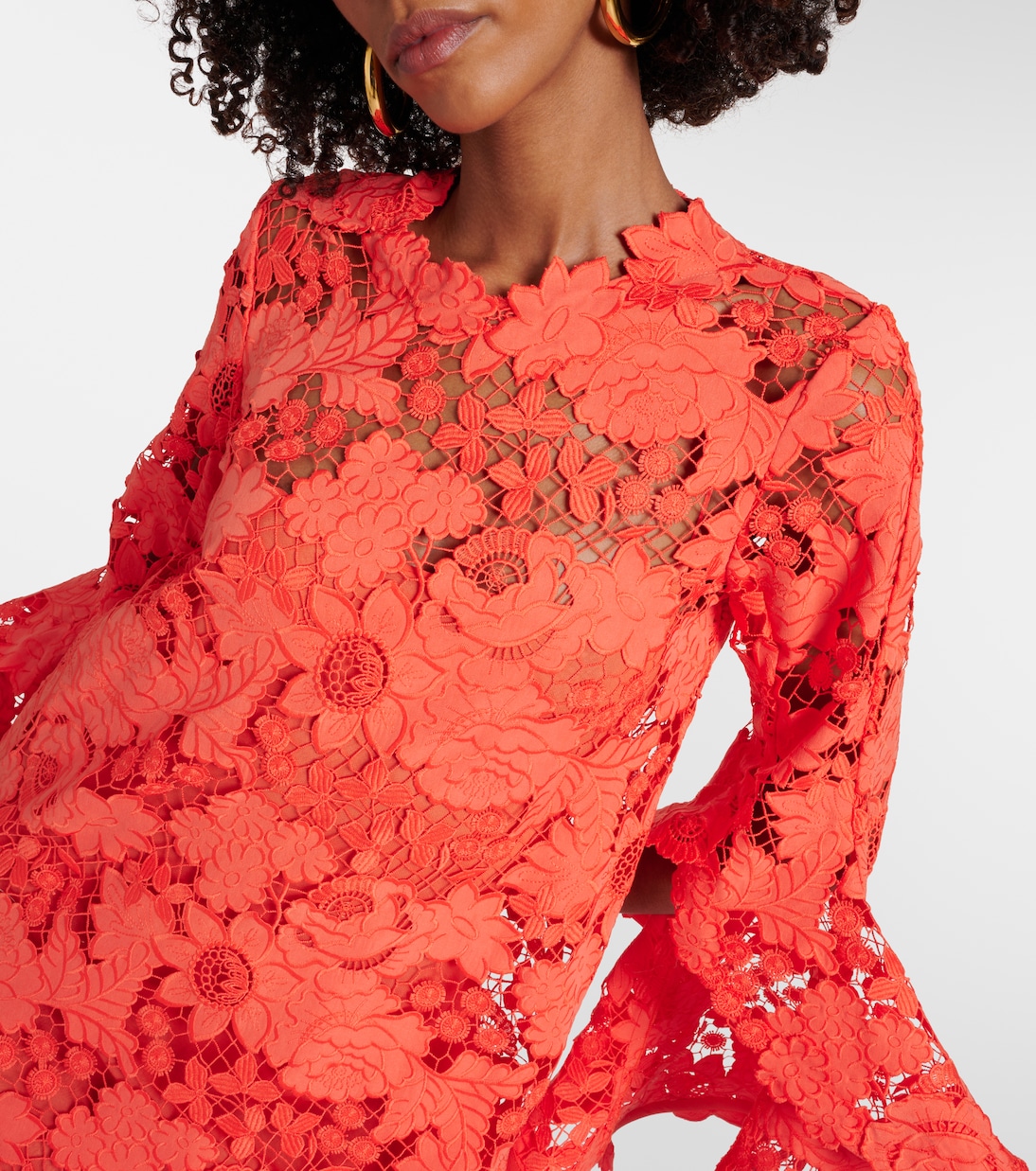 Floral lace kaftan | Oscar de la Renta