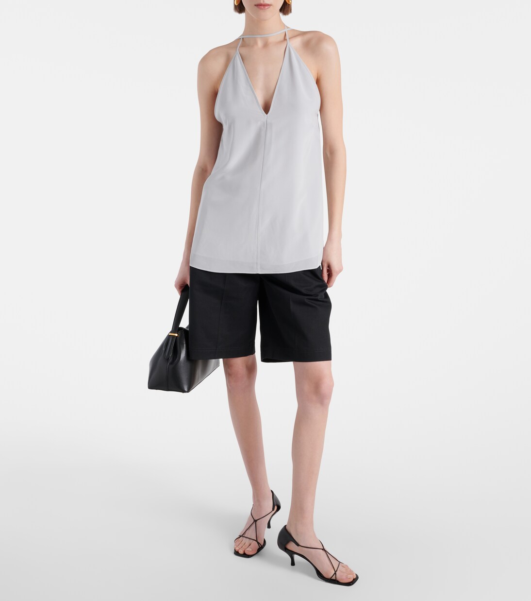 Top aus Crêpe de Chine aus Seide | Toteme