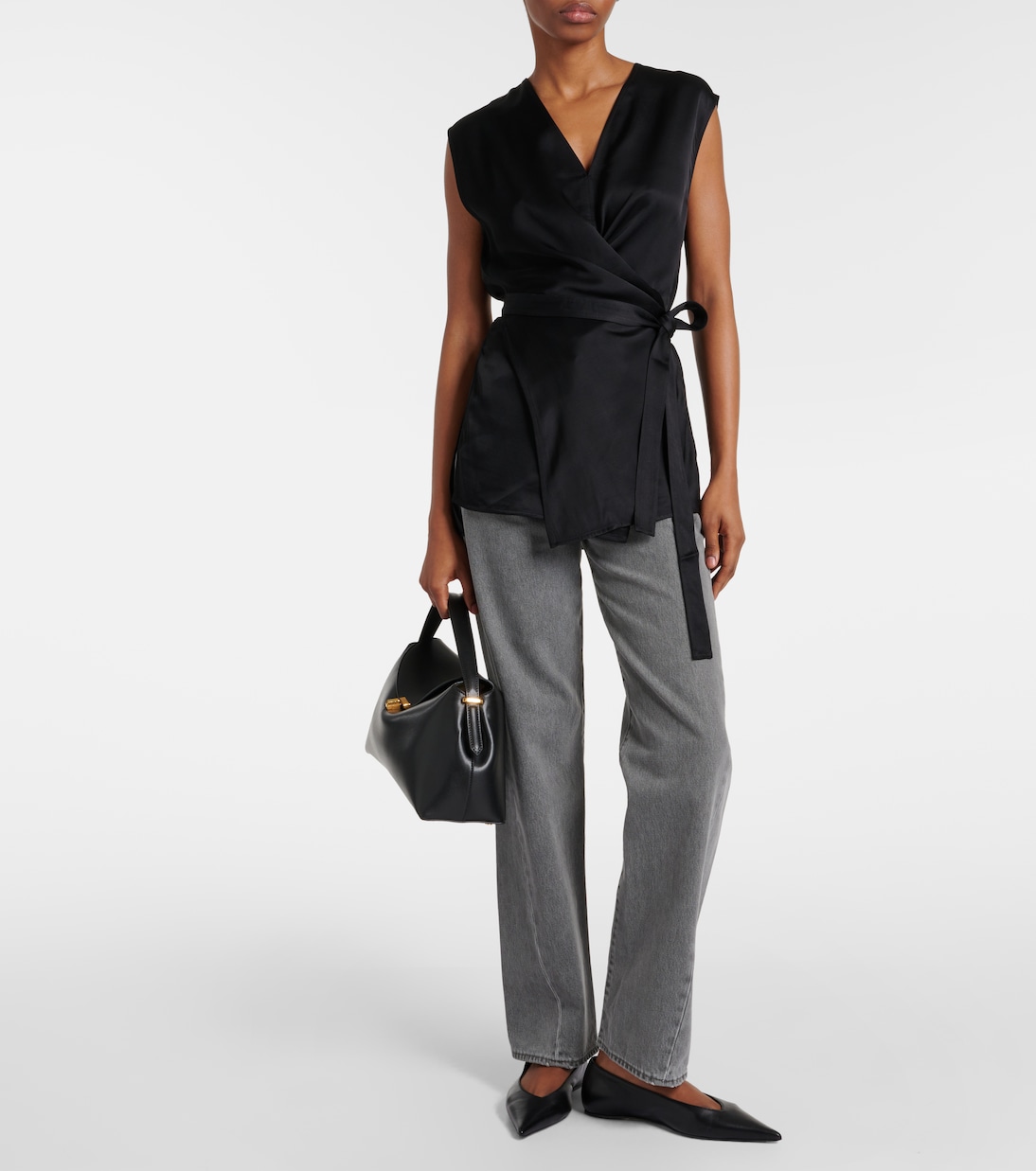 Top aus Satin | Toteme