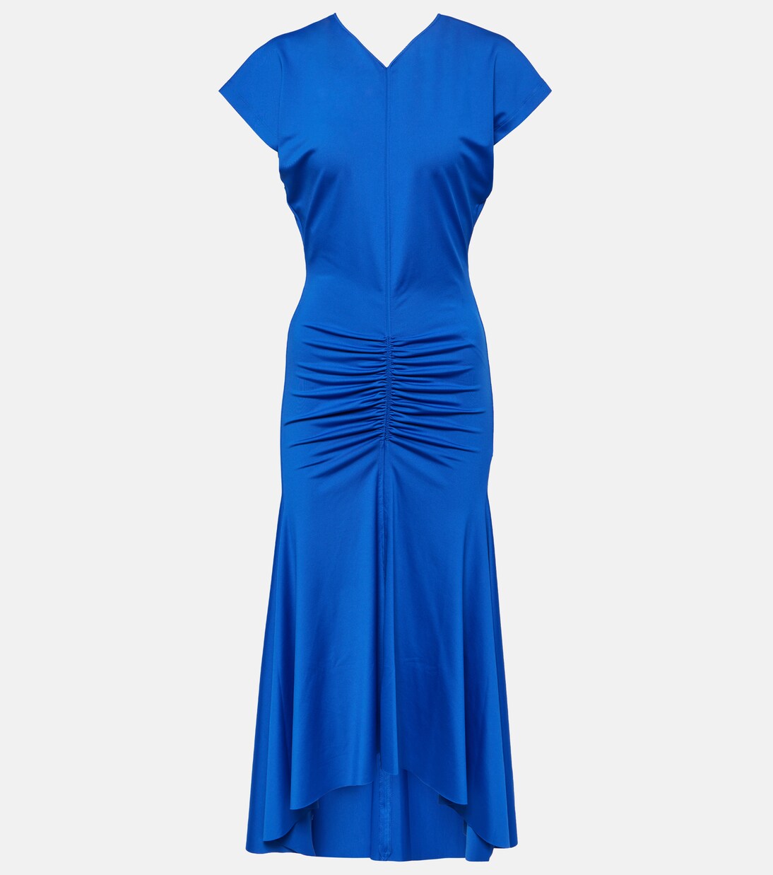 Robe midi froncée | Victoria Beckham