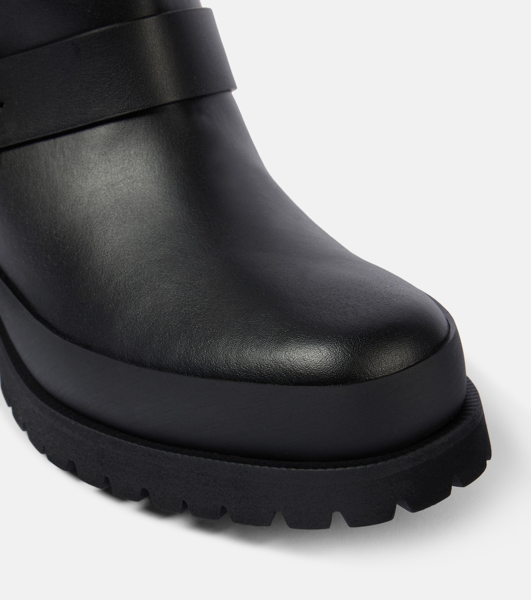 Trace faux leather biker boots | Stella McCartney