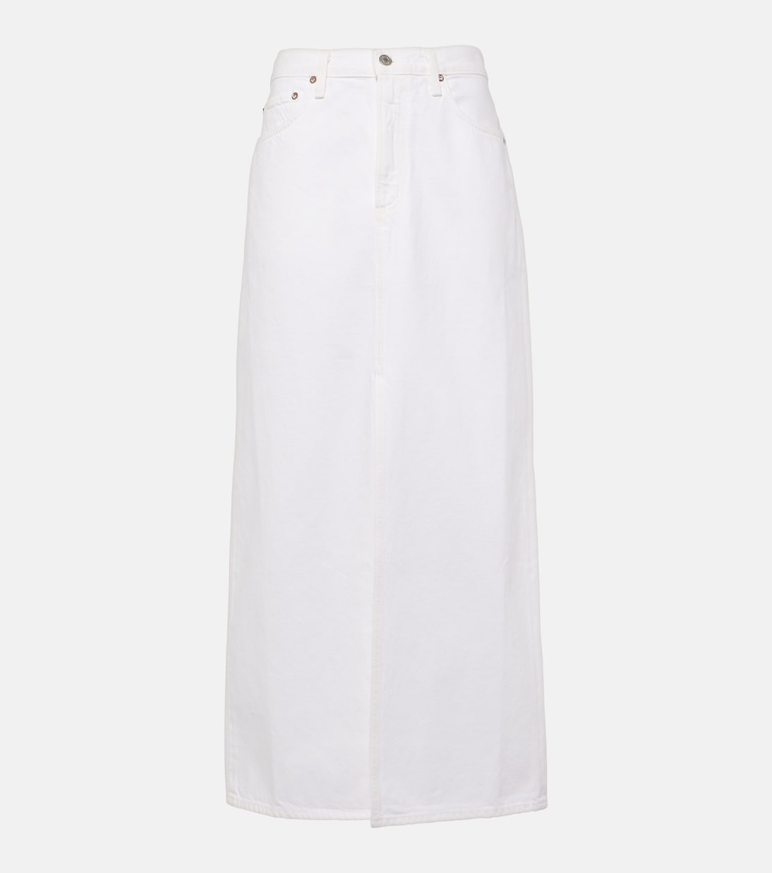 Leif denim maxi skirt | Agolde