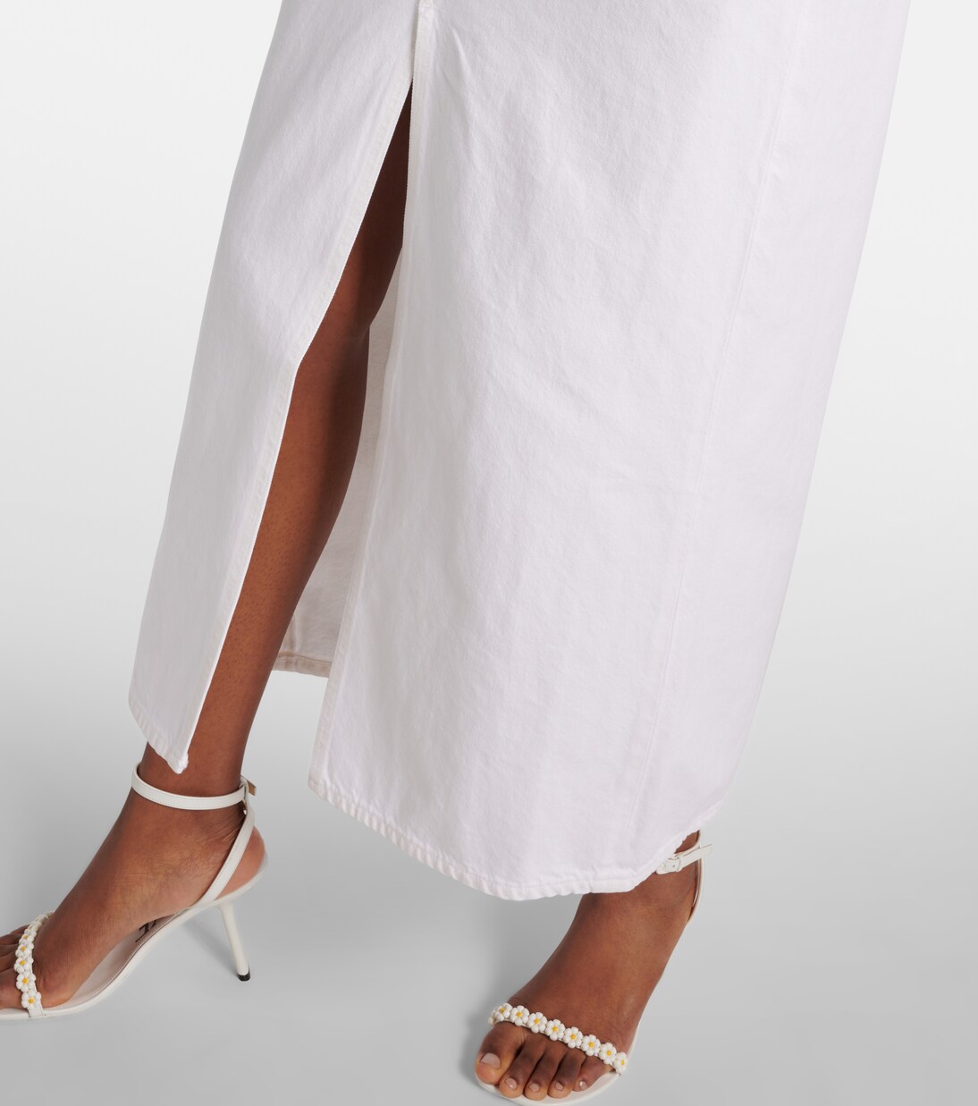 Leif denim maxi skirt | Agolde