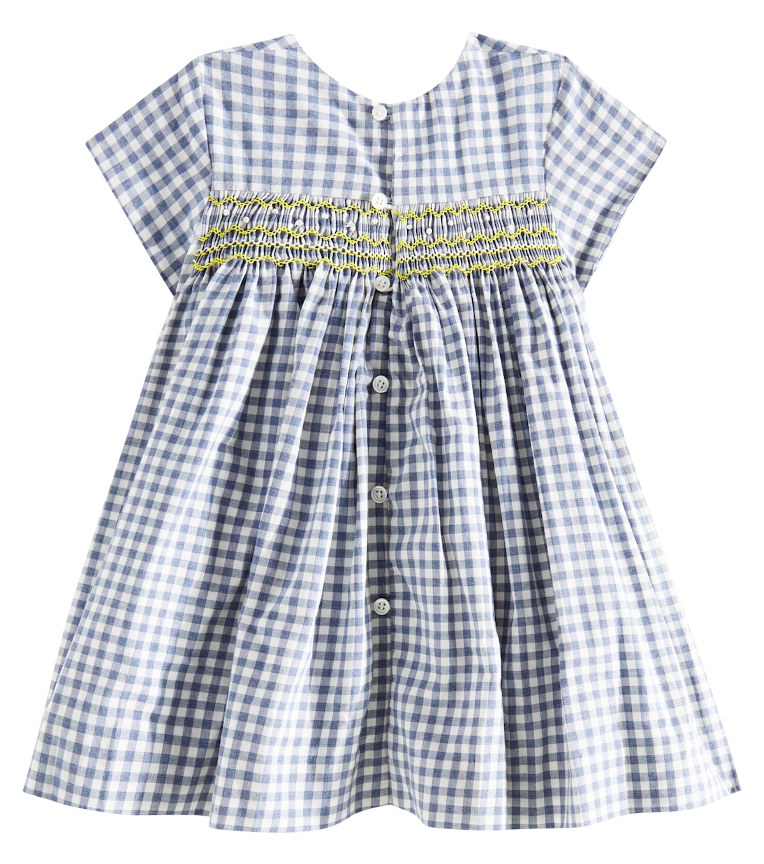 Bebé - vestido Maruska de algodón a cuadros | Bonpoint