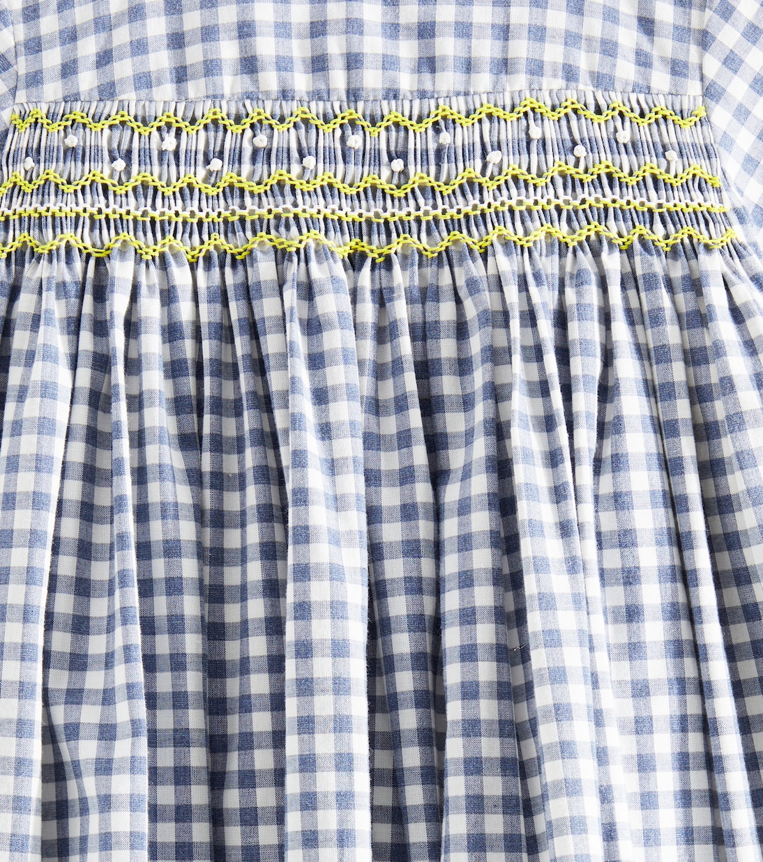 Bebé - vestido Maruska de algodón a cuadros | Bonpoint