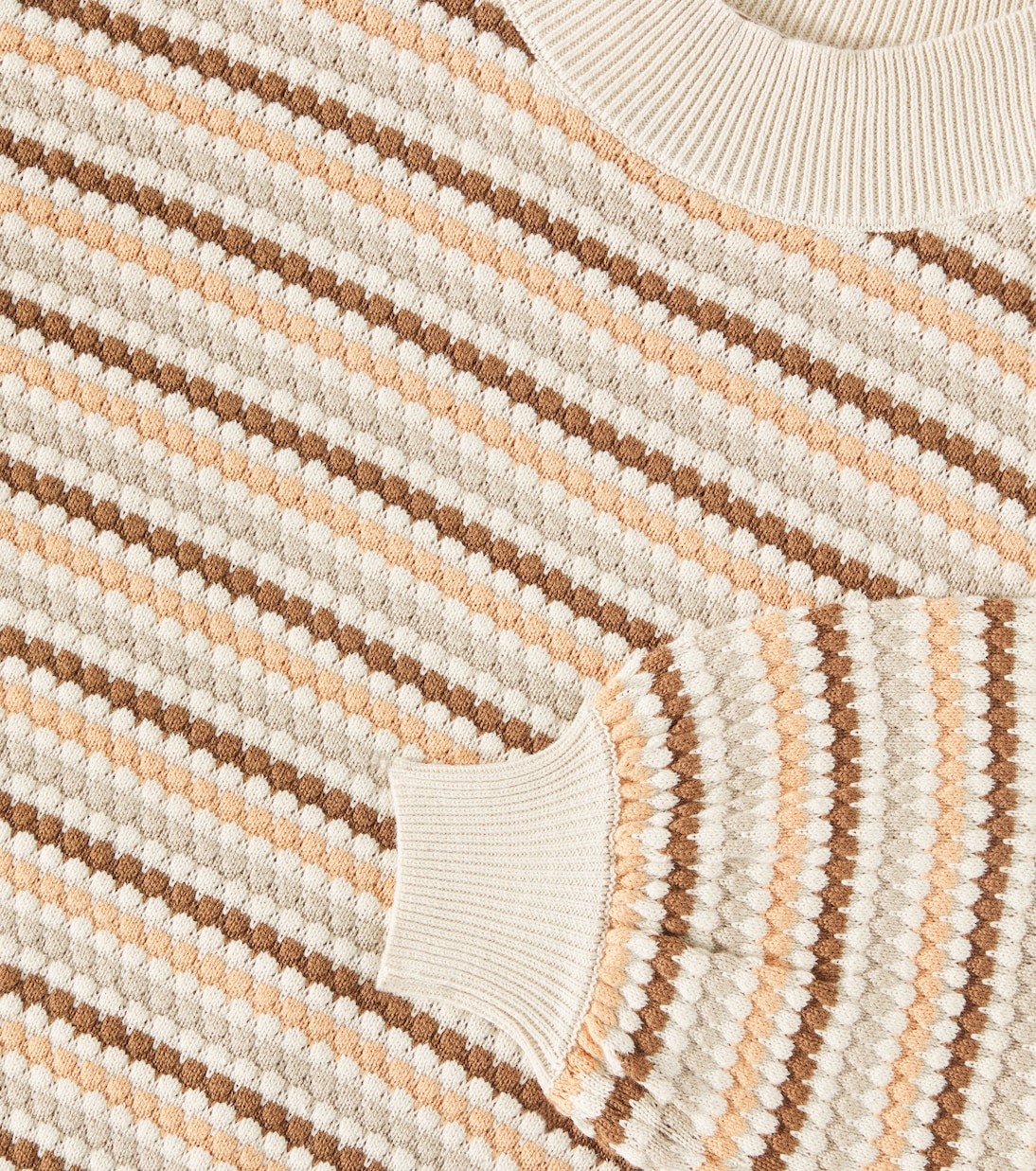 Striped cotton sweater | Rylee + Cru