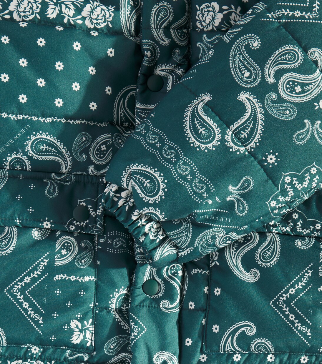 Gallen paisley puffer jacket | The New Society