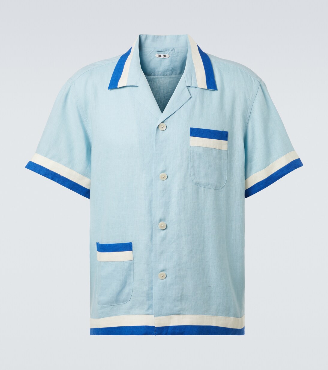Hemd Seedling Stripe aus Leinen | Bode
