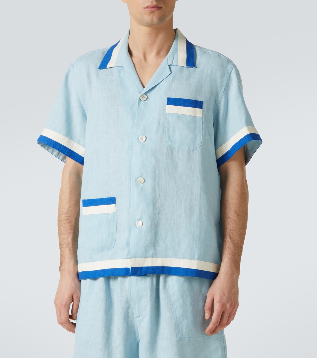 Hemd Seedling Stripe aus Leinen | Bode