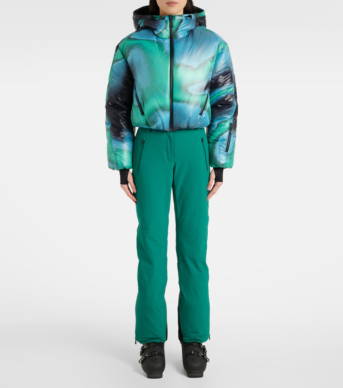 Chaqueta de esquí Daisy de plumas | Aztech Mountain