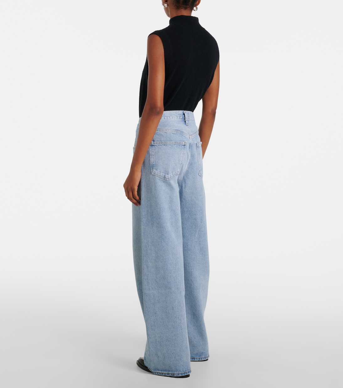 Mid-Rise Wide-Leg Jeans Low Curve | Agolde