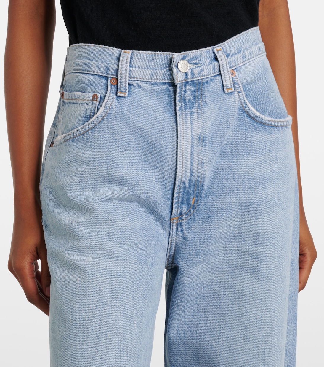 Mid-Rise Wide-Leg Jeans Low Curve | Agolde